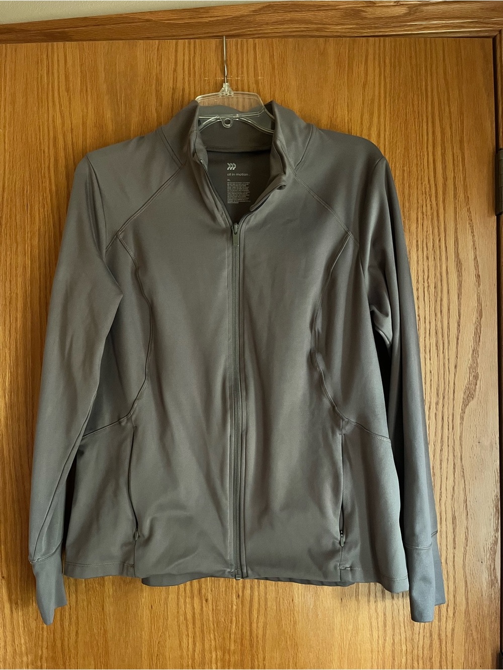 All in Motion Athletic Zip Up jacket dri fit sweat wicking XL